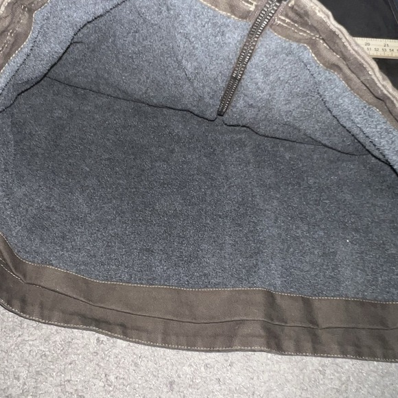 VTG Arborwear Brown Canvas Duck Sherpa Fleece Lined Vest Mens Sz 2XL Zip Pockets - Picture 5 of 6